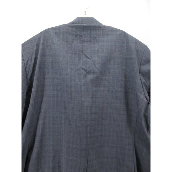Jack Victor Sport Coat 52 Blazer Wool Plaid Jacket Business Preppy - Picture 9 of 13